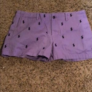 Purple shorts